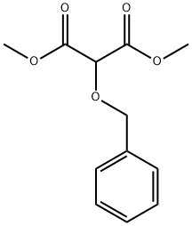 Propanedioic acid, 2-(phenylmethoxy)-, 1,3-dimethyl ester Struktur