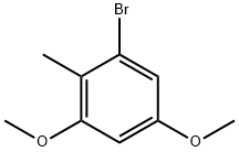 Benzene, 1-bromo-3,5-dimethoxy-2-methyl- Struktur