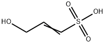 1-Propene-1-sulfonic acid, 3-hydroxy- Struktur