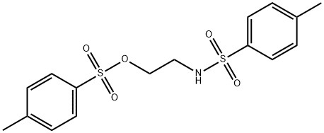 2-((4-methylphenyl)sulfonamido)ethyl 4-methylbenzenesulfonate Struktur