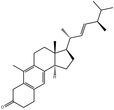 Anthiaergostan-5,7,9,22-tetraen-3-one Struktur