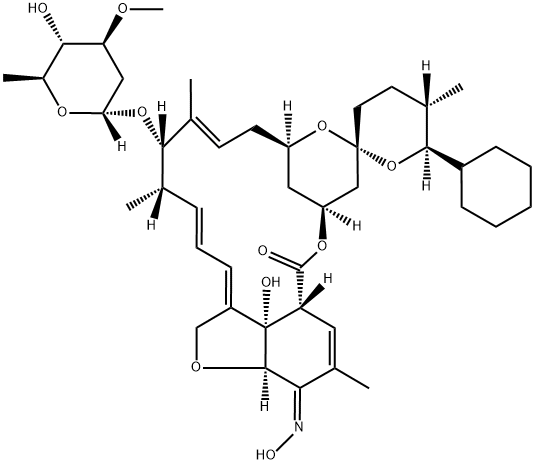 9,10-Anthracenedione,1,3,6,8-tetrahydroxy-2- [(1S)-1-hydroxyhexyl]- Struktur