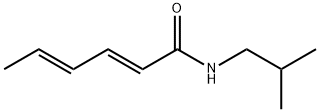 HEXADIENOIC ACID ISOBUTYLAMIDE, 2,4-(P) (AHP Verified) Struktur