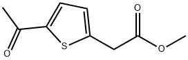 methyl 2-(5-acetylthiophen-2-yl)acetate Struktur