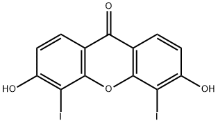 9H-Xanthen-9-one, 3,6-dihydroxy-4,5-diiodo-