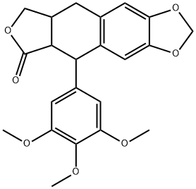 deoxypodophyllotoxin Struktur