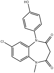 4-Hydroxy Clobazam Struktur