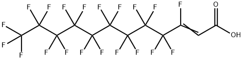 2-Dodecenoic acid, 3,4,4,5,5,6,6,7,7,8,8,9,9,10,10,11,11,12,12,12-eicosafluoro- Struktur