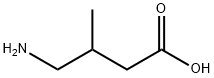 Butanoic acid, 4-amino-3-methyl- Struktur