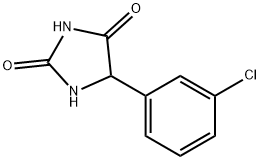 2,4-Imidazolidinedione, 5-(3-chlorophenyl)- Struktur