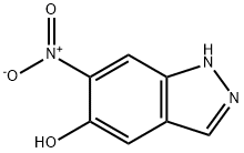 6-nitro-1H-indazol-5-ol Struktur