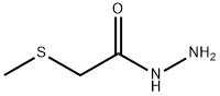 2-(methylsulfanyl)acetohydrazide Struktur