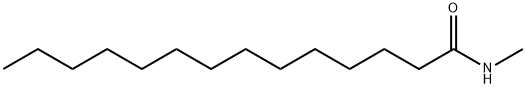 Tetradecanamide, N-methyl- Struktur