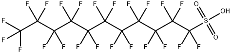 1-Undecanesulfonic acid, 1,1,2,2,3,3,4,4,5,5,6,6,7,7,8,8,9,9,10,10,11,11,11-tricosafluoro- Struktur