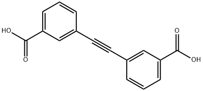 Benzoic acid, 3,3'-(1,2-ethynediyl)bis- Struktur