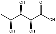 5-Deoxy-L-xylonic Acid Struktur