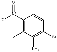 Benzenamine, 6-bromo-2-methyl-3-nitro- Struktur