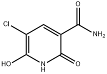 3-Pyridinecarboxamide, 5-chloro-1,2-dihydro-6-hydroxy-2-oxo- Struktur