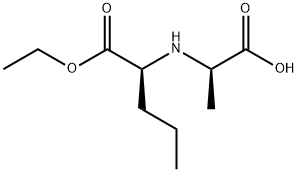 L-Norvaline, N-(1-carboxyethyl)-, 1-ethyl ester, (R)- (9CI) Struktur