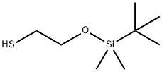 Ethanethiol, 2-[[(1,1-dimethylethyl)dimethylsilyl]oxy]- Struktur