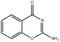 4H-1,3-Benzoxazin-4-one, 2-amino- Struktur