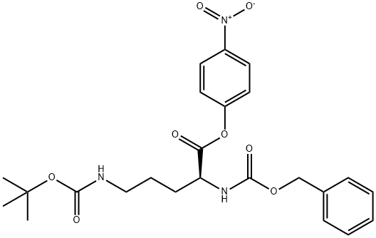 Z-L-Orn(Boc)-Onp Struktur