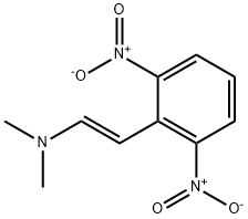 Ethenamine, 2-(2,6-dinitrophenyl)-N,N-dimethyl-, (1E)- Struktur