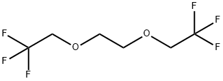 Ethane, 1,2-bis(2,2,2-trifluoroethoxy)- Struktur