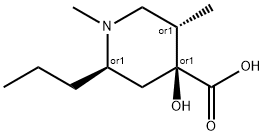 Isonipecotic acid, 4-hydroxy-1,5-dimethyl-2-propyl-, stereoisomer (8CI) Struktur