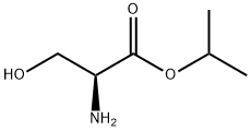 Serine, 1-methylethyl ester Struktur