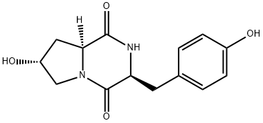 Cyclo(Tyr-Hpro) Struktur