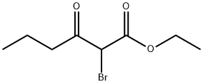 Hexanoic acid, 2-bromo-3-oxo-, ethyl ester Struktur