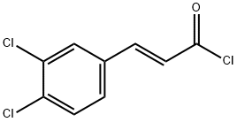 (2E)-3-(3,4-dichlorophenyl)acryloyl chloride Struktur