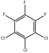 Benzene, 1,2,3-trichloro-4,5,6-trifluoro- Struktur