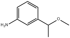 3-(1-methoxyethyl)aniline Struktur