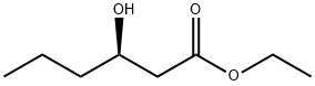 Hexanoic acid, 3-hydroxy-, ethyl ester, (3R)- Struktur