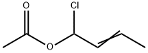 2-Buten-1-ol, 1-chloro-, 1-acetate Struktur