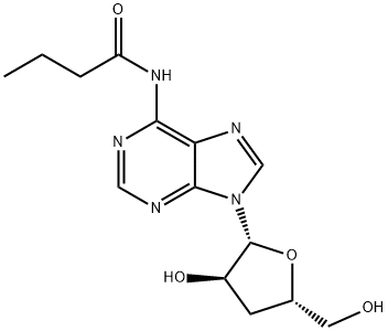 N(6)-butyrylcordycepin Struktur