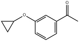 Ethanone, 1-[3-(cyclopropyloxy)phenyl]- Struktur