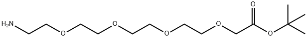 H2N-PEG4-CH2COOtBu Struktur