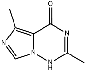 2,5-dimethyl-1H,4H-imidazo[4,3-f][1,2,4]triazin-4-one Struktur