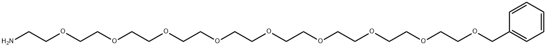 BnO-PEG8-CH2CH2NH2 Struktur