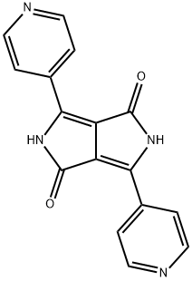 Pyrrolo[3,4-c]pyrrole-1,4-dione, 2,5-dihydro-3,6-di-4-pyridinyl- Struktur