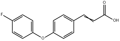 JR-8532, (E)-3-(4-(4-Fluorophenoxy)phenyl)acrylic acid, 97% Struktur