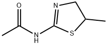 N-(5-methyl-4,5-dihydro-1,3-thiazol-2-yl)acetamide Struktur