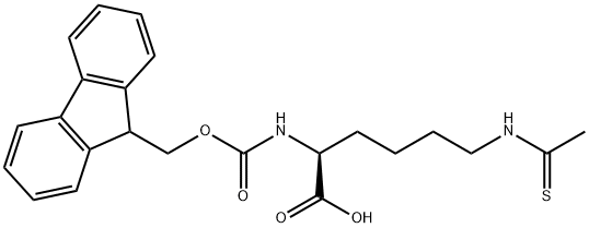 Na-Fmoc-Ne-thioacetyl-L-lysine Struktur