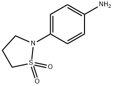 2-(4-AMinophenyl)isothiazolidine 1,1-dioxide Struktur