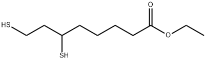 Octanoic acid, 6,8-dimercapto-, ethyl ester Struktur