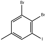 1,2-dibromo-3-iodo-5-methylbenzene Struktur