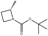 1-Azetidinecarboxylic acid, 2-methyl-, 1,1-dimethylethyl ester, (2S)- Struktur